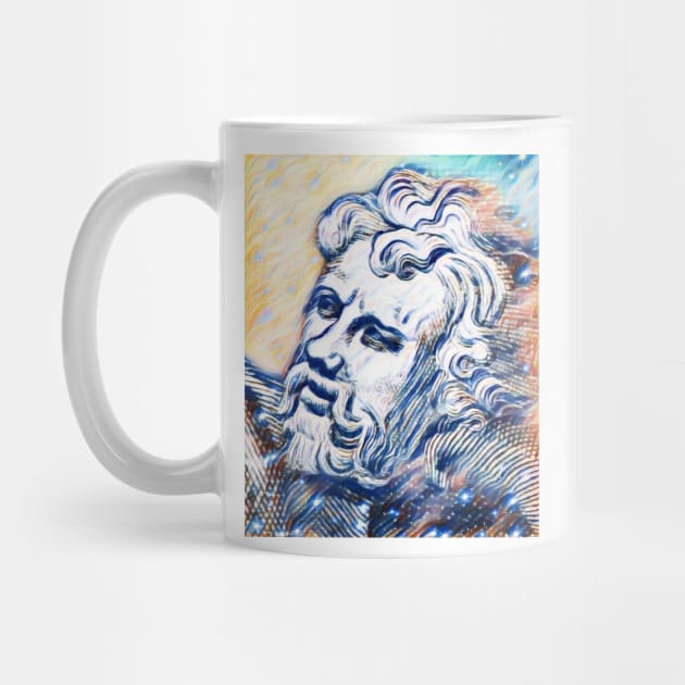 Epictetus Portrait | Epictetus Artwork 12 by JustLit